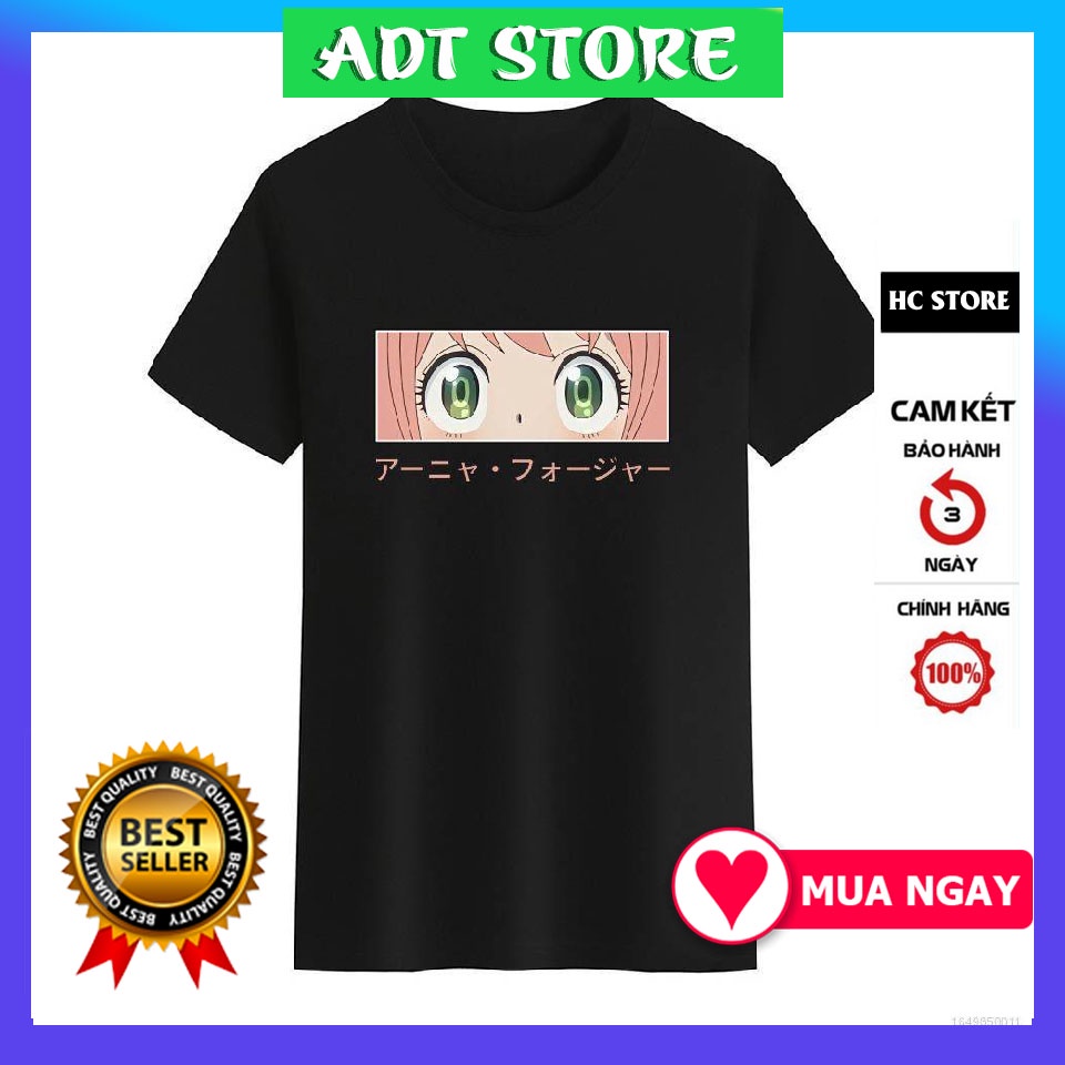 Áo thun Sam Anya Forger eyes spy x family Manga Anime độc đẹp cực HOT giá rẻ