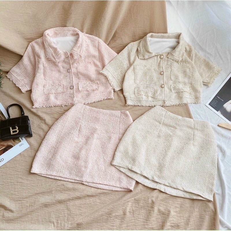 SET 2 MÓN DẠ 3 MÀU ( Xanh - Nude - Hồng) | BigBuy360 - bigbuy360.vn