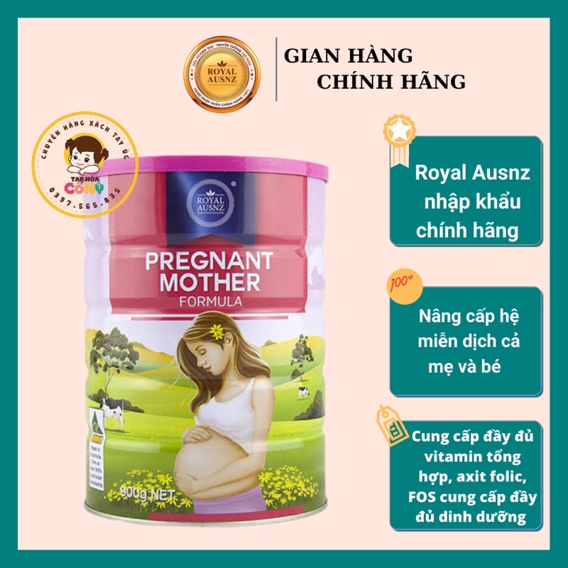 Sữa bầu Hoàng gia Úc Royal Ausnz Pregnant mother Formula 900g