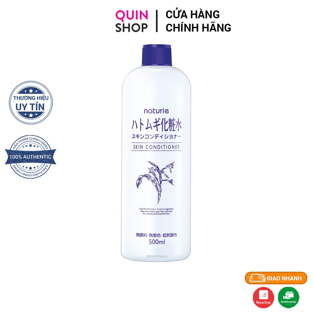 Nước Hoa Hồng Dưỡng Sáng Da Naturie Hatomugi Skin Conditioner