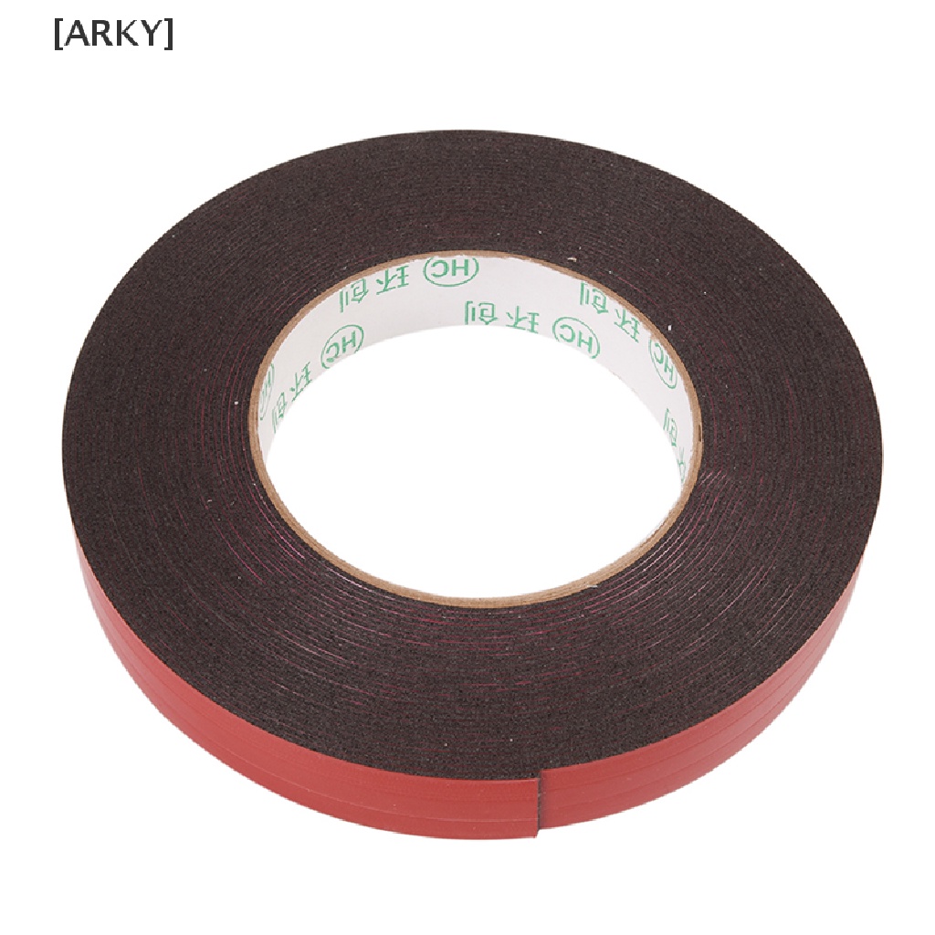 Cuộn Băng Keo Hai Mặt 10M Siêu Dính Màu Đỏ