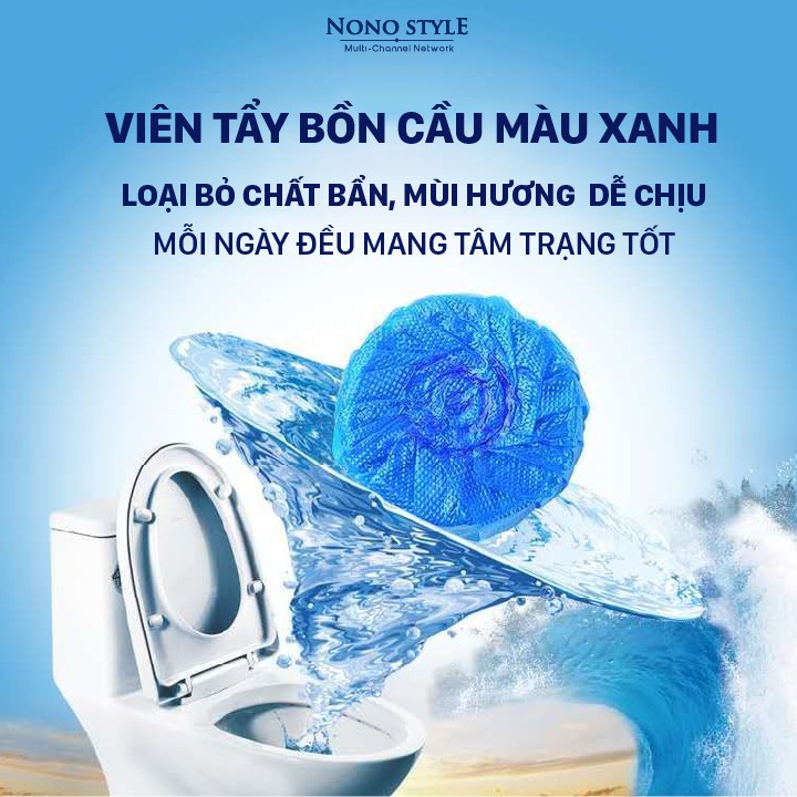 Viên tẩy bồn cầu vệ sinh diệt vi khuẩn(Túi 10 viên)