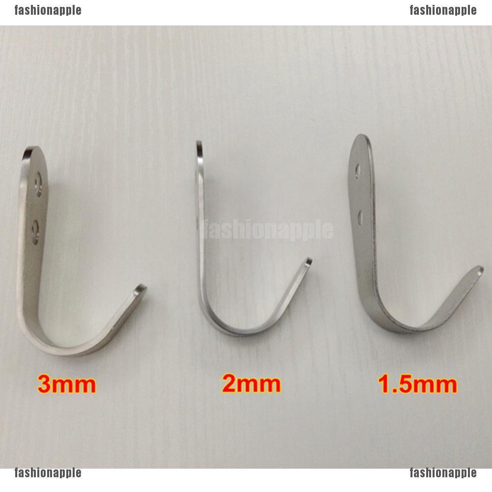 Set 2 móc treo đồ đa năng bằng thép không gỉ