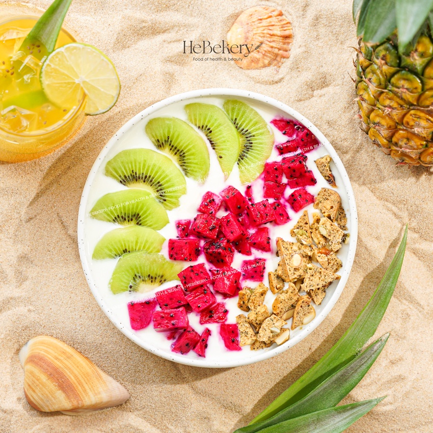 Bánh BISCOTTI Nguyên Cám Tropicana - Bánh Ngũ Cốc Ăn Kiêng Vị Trái Cây Nhiệt Đới HEBEKERY by HEBE