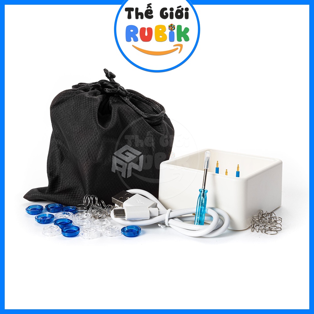 [Rubik Thông Minh] GAN i3 3x3 Có Nam Châm - GAN 356 i 3 &amp; i2 Kết Nối Với Điện Thoại Qua Bluetooth - Thế Giới Rubik
