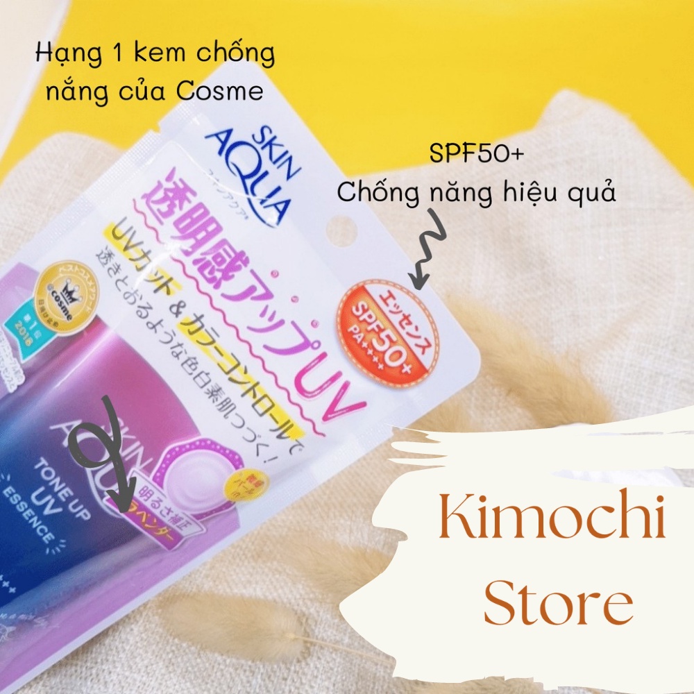 Kem chống nắng Sunplay Skin Aqua Tone Up UV Essence SPF50+ PA++++ Kimochi Store