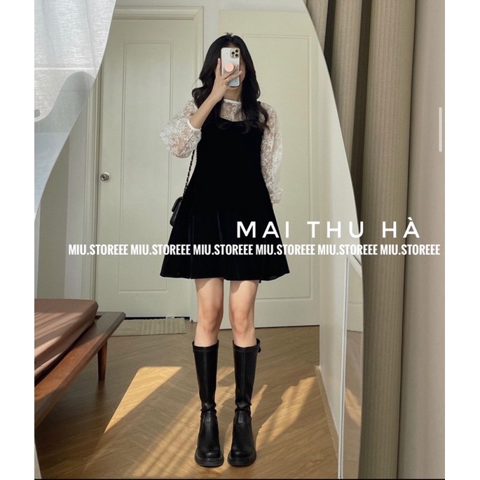 SET YẾM ÁO VOAN THÊU HOA TIỂU THƯ KÈM YẾM NHUNG HAI DÂY