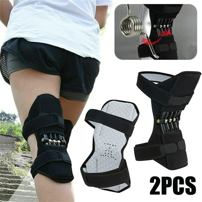 1 Pairs Joint Support Knee Pads Breathable Non-slip Power Lift Sports Running Tr