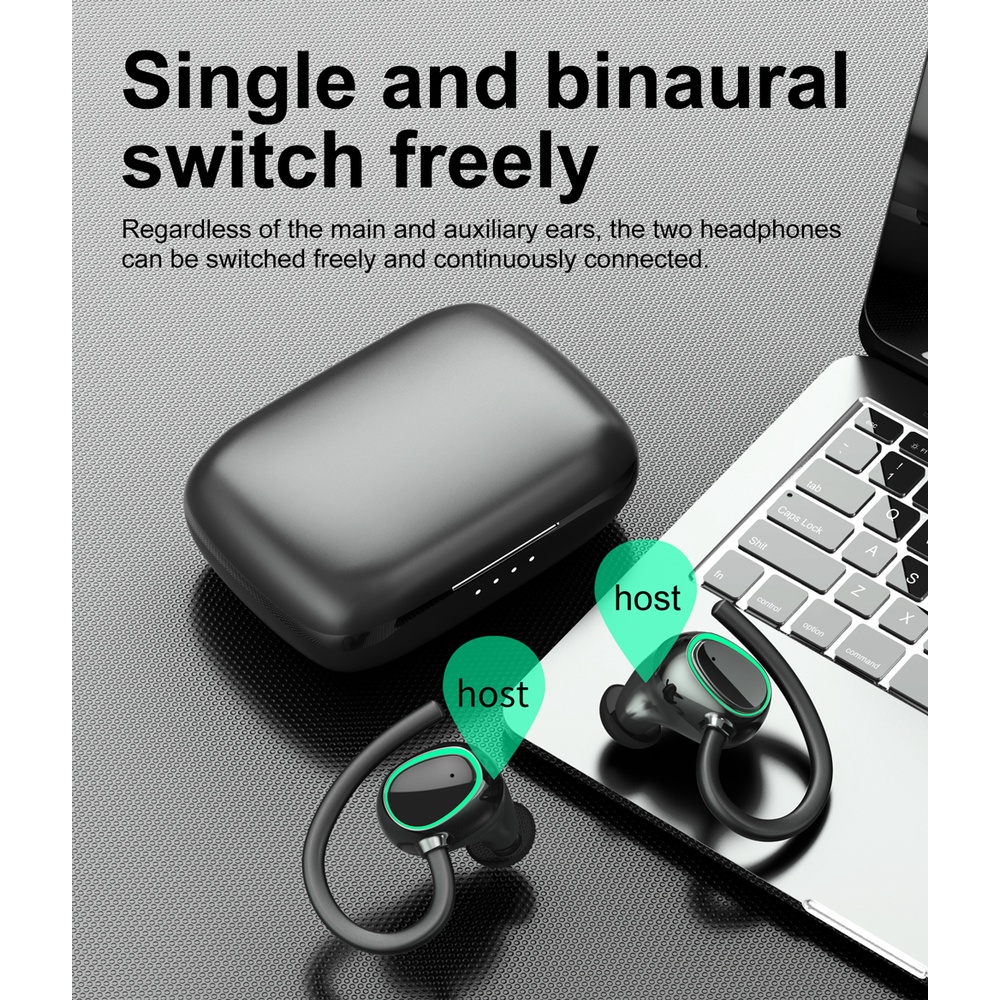 Tai Nghe Newmsnr Nhét Tai Bluetooth Không Dây Có Micro Chất Lượng Cao