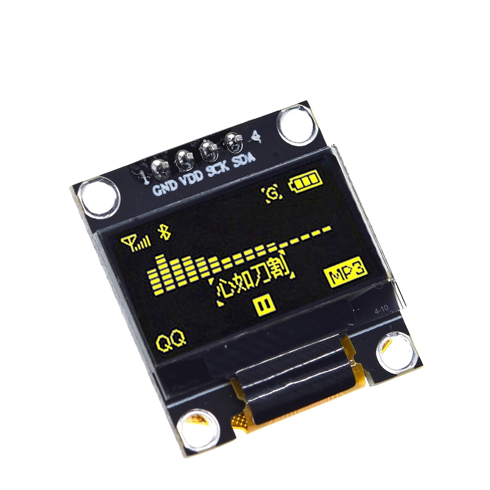 Mô Đun Hiển Thị Màn Hình OLED 0.96 inch 128X64 I2C SSD1306 12864 LCD GND Vd SCK SDA Cho Arduino