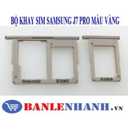 BỘ KHAY SIM SAMSUNG J7 PRO MÀU VÀNG