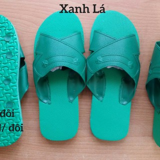 COMBO 5 ĐÔI DÉP XỐP ĐI TRONG NHÀ - XANH LÁ