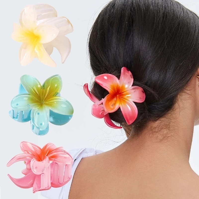 Kẹp Tóc Hình Hoa Lily Phong Cách Bohemian Ngọt Ngào Thời Trang Cho Nữ