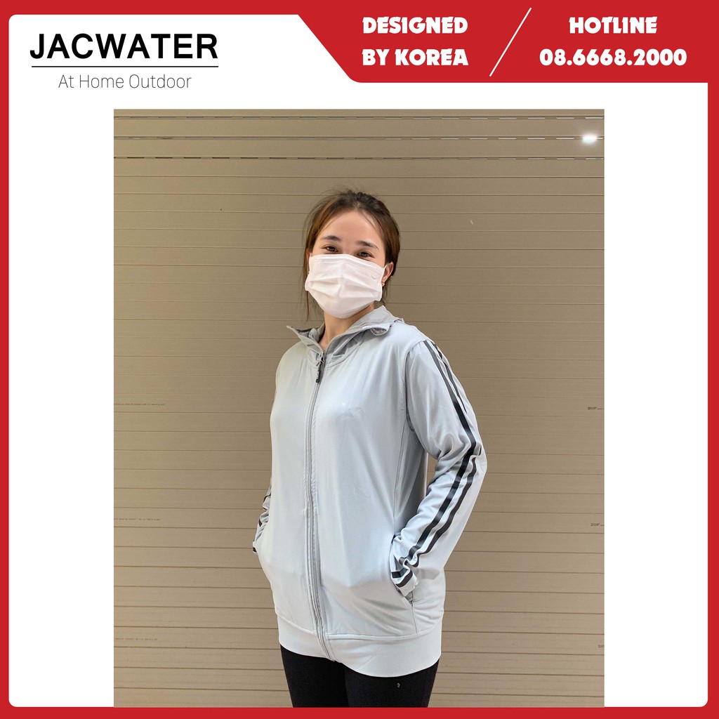 Áo chống nắng nam nữ thoáng khí thông hơi, thấm hút mồ hôi tốt JACWATER V180