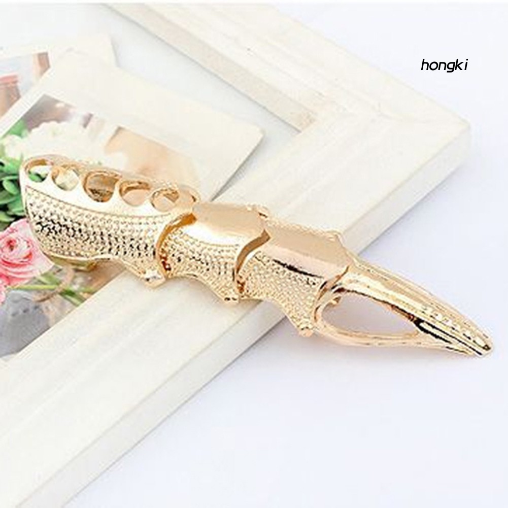 Nhẫn đốt ngón tay hình móng vuốt phong cách gothic punk thời trang unisex