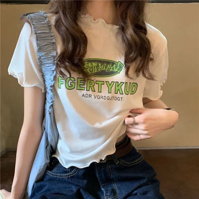 Áo Thun Form Rộng Ngắn Tay Phong Cách Hàn Quốc Dành Cho Nữ Size S-2Xl | BigBuy360 - bigbuy360.vn