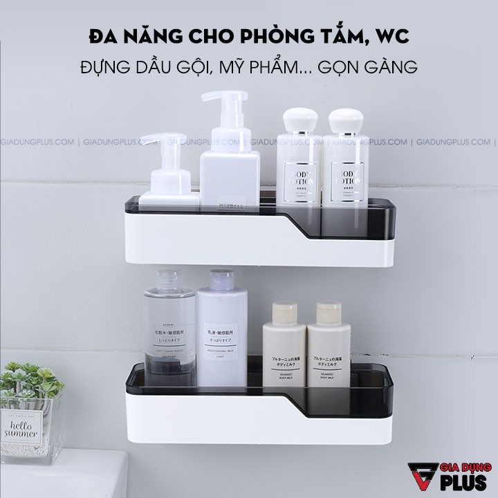 Kệ chữ nhật dán tường nhựa ABS cao cấp, sang trọng ShuangQuing (SQ-0101) | BigBuy360 - bigbuy360.vn