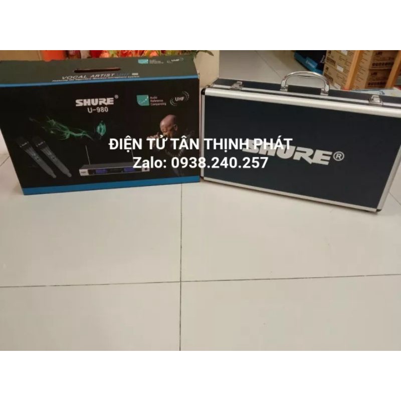 Micro không dây Shure U980- shure u-980- micro u980 - micro không dây - micro shure - micro karaoke