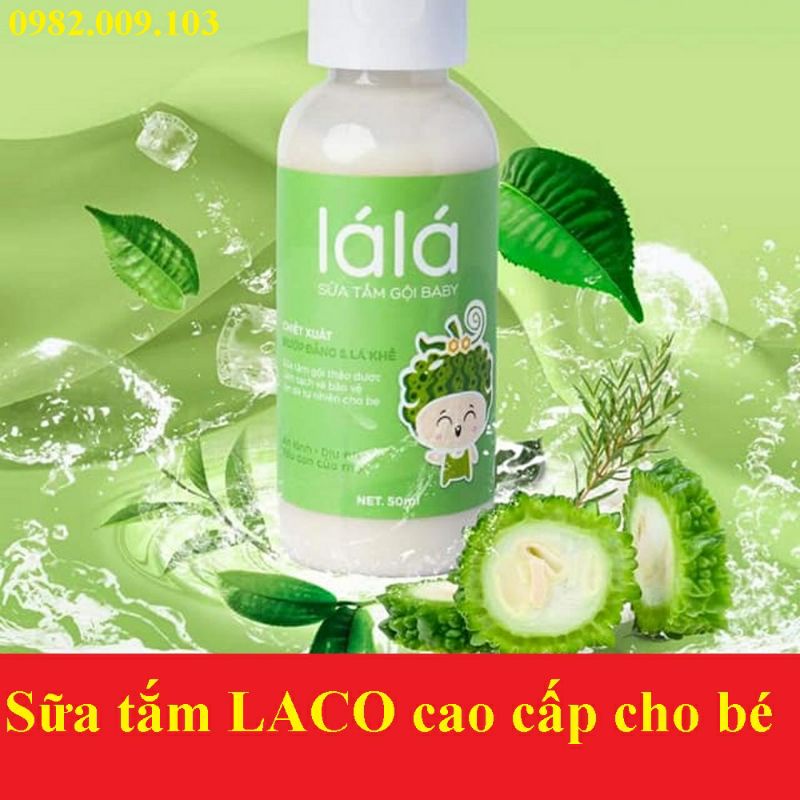 Sữa tắm bé lala laco