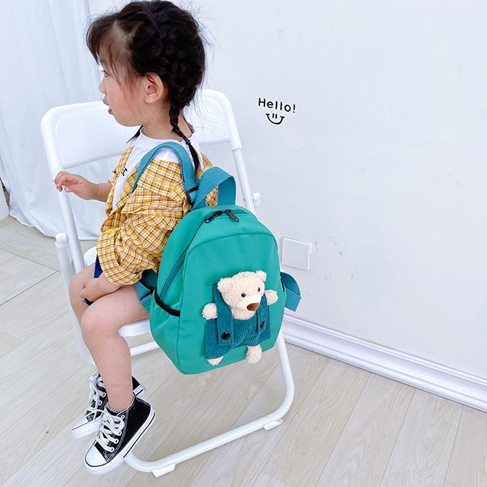 Ba Lô Đi Học Phủ Lông Có Khóa Kéo Dễ Thương Cho Bé Gái