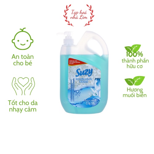 Nước rửa chén bát Suzy Nhật Bản 2,1kg - thành phần Hữu Cơ CHẤT LƯỢNG NHẬT BẢN