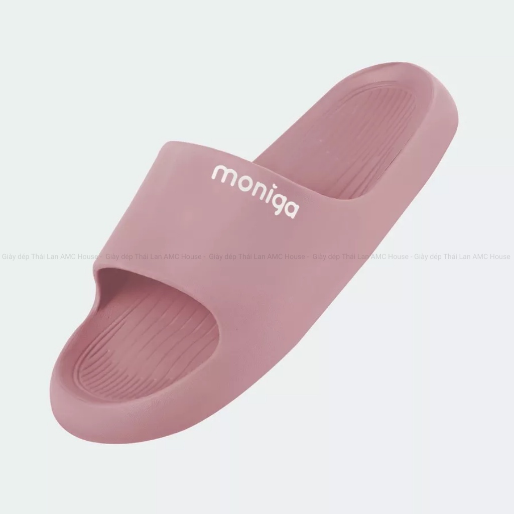 [Mã BMLT35 giảm đến 35K đơn 99K] Dép Thái Lan nam nữ đi mưa nhựa đúc trẻ trung siêu nhẹ, siêu bền MONOBO - MONIGA AD-01