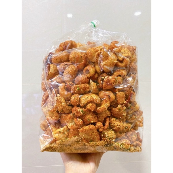 500g Da heo chien gion lắc tỏi ớt 140k