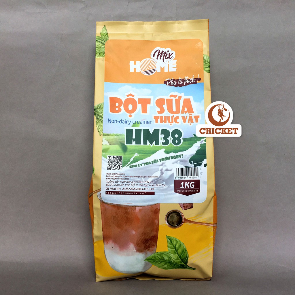 Bột sữa bột kem béo Home Mix (HM38) Bịch 1kg  Bột béo, pha trà sữa, bột trà sữa, làm trà sữa tự pha ngon hơn Bone, MT35