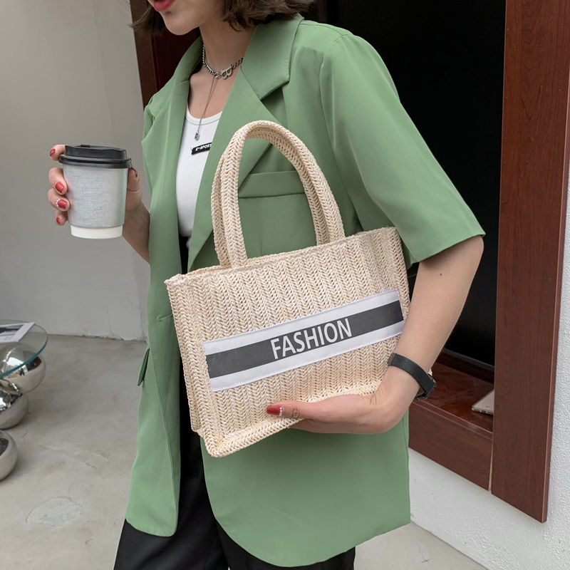Net red large capacity bag women's summer new fashion versatile one shoulder western style portable Tote Bag