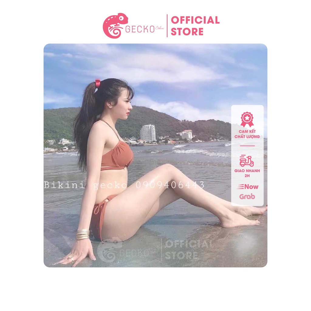 Bikini Đồ Bơi 2 Mảnh Nâng Ngực Gọng Chéo Quần Chip GK0271 (Ảnh Thật)