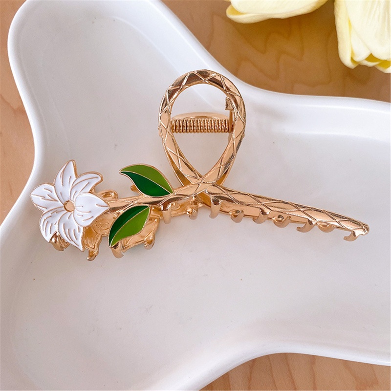 Kẹp Tóc Càng Cua Lớn Hình Hoa Thời Trang Cho Nữ