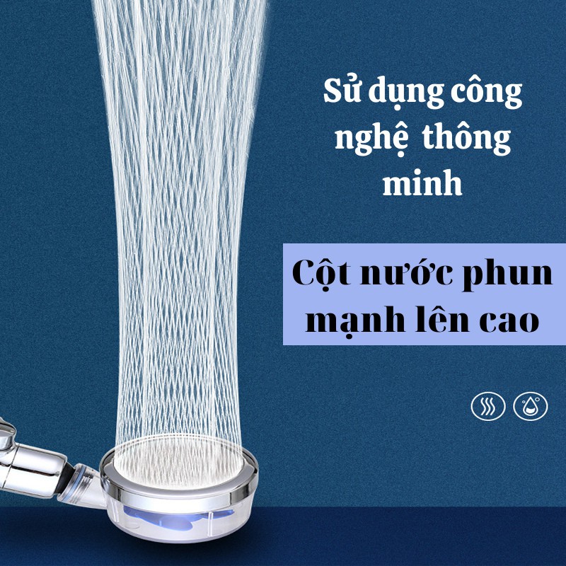 Vòi Sen Nóng Lạnh, Vòi Hoa Sen Tăng Áp Điều Chỉnh Độ Mạnh Yếu Của Nước PAPAA.HOME