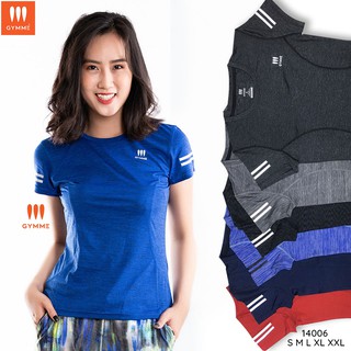Áo tập gym yoga 2 sọc phản quang gymme 14006