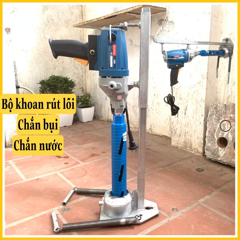 Bộ khoan rút lõi Chắn Bụi - chắn cả nước chắc chắn