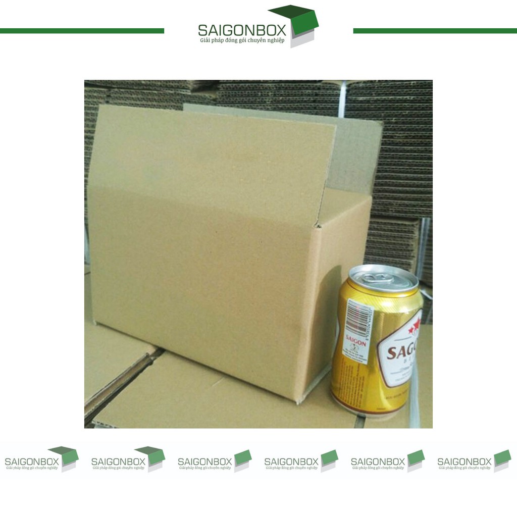 Combo 10 hộp giấy carton size 25x15x15 cm để đóng gói hàng hóa
