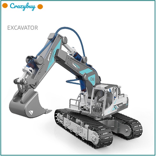 Cr Bộ Đồ Chơi Lắp Ráp Mô Hình Máy Xúc / Xe Ủi Đất Dành Cho Trẻ Em