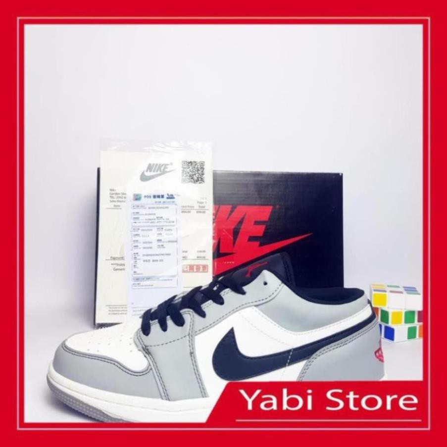 🔥FREE SHIP-HÀNG QUẢNG CHÂU 🔥Giày thể thao sneaker🔥Air Jordan 1 Low JD LIGHT SMOKE GREY full box - Yabi Store | BigBuy360 - bigbuy360.vn