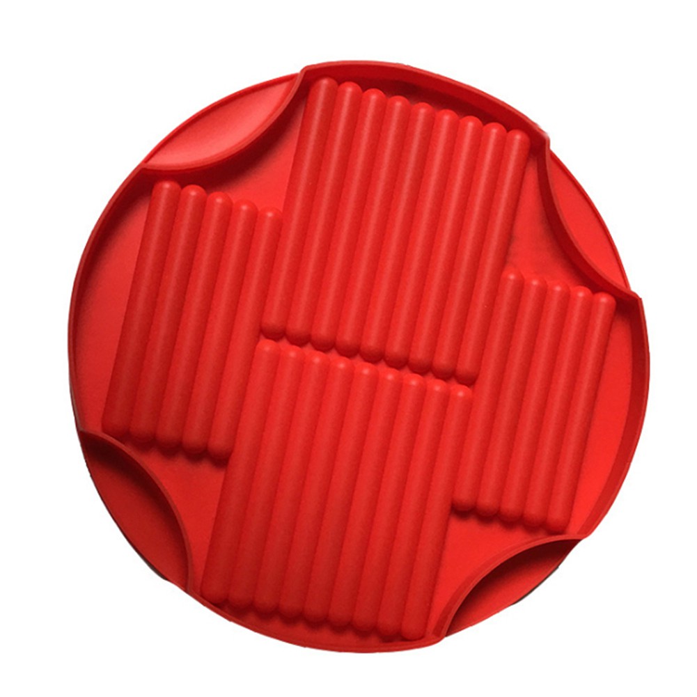 Khuôn silicon tự làm bánh quy hình que dài kích thước 22x22x1.4cm