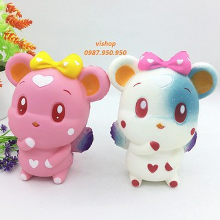 TOÀN QUỐC - ĐỒ CHƠI SQUISHY SÓC BAY TRÁI TIM