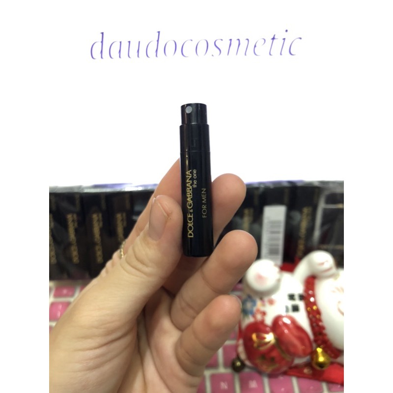 [ vial nam ] Nước hoa Dolce & Gabbana The One For Men D&G The One For Men EDT 1.5ml - EDP INTENSE 0.8ml | Thế Giới Skin Care
