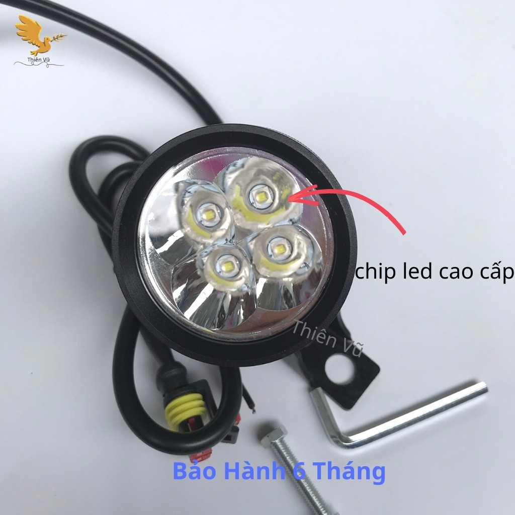 Đèn Trợ Sáng L4X CREE_Siêu Sáng_Chính Hãng Hàng Loại 1 Mẫu Mới Nhất