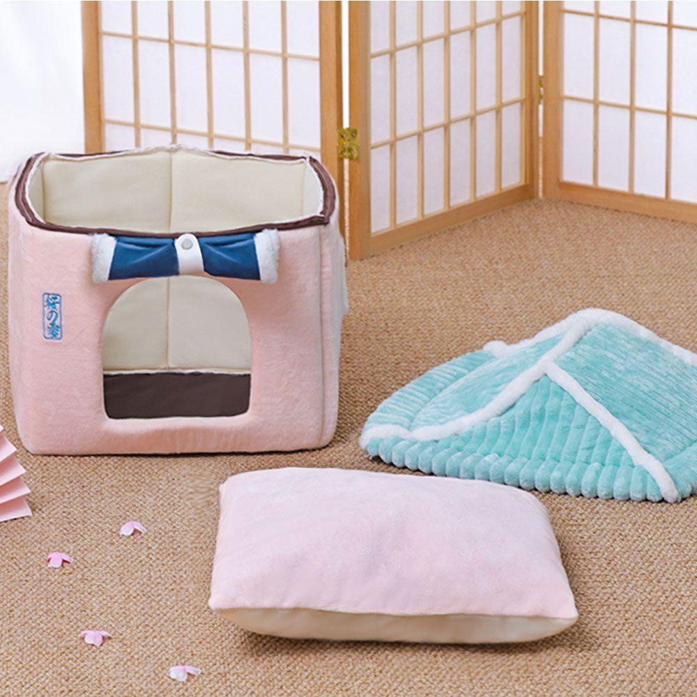 YIYU Tổ Ngủ Giữ Ấm Mùa Đông Dễ Thương Cho Thú Cưng