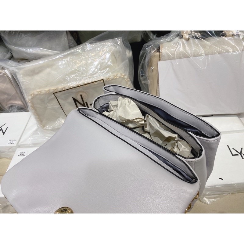 Túi lyn coco tay cầm ô trám MONIKHA M HANDBAGS
