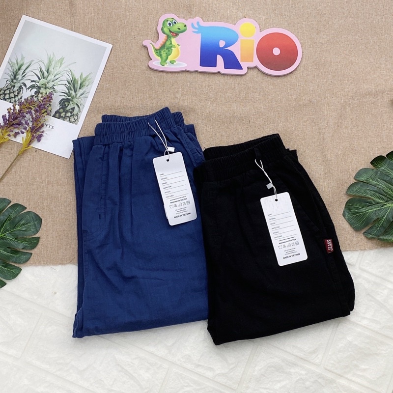 SP000799 Quần dài nilen kaki co dãn cho bé mặc đi học đi chơi siêu năng động  Ảnh thật Rio chụp, hàng có sẵn 9479