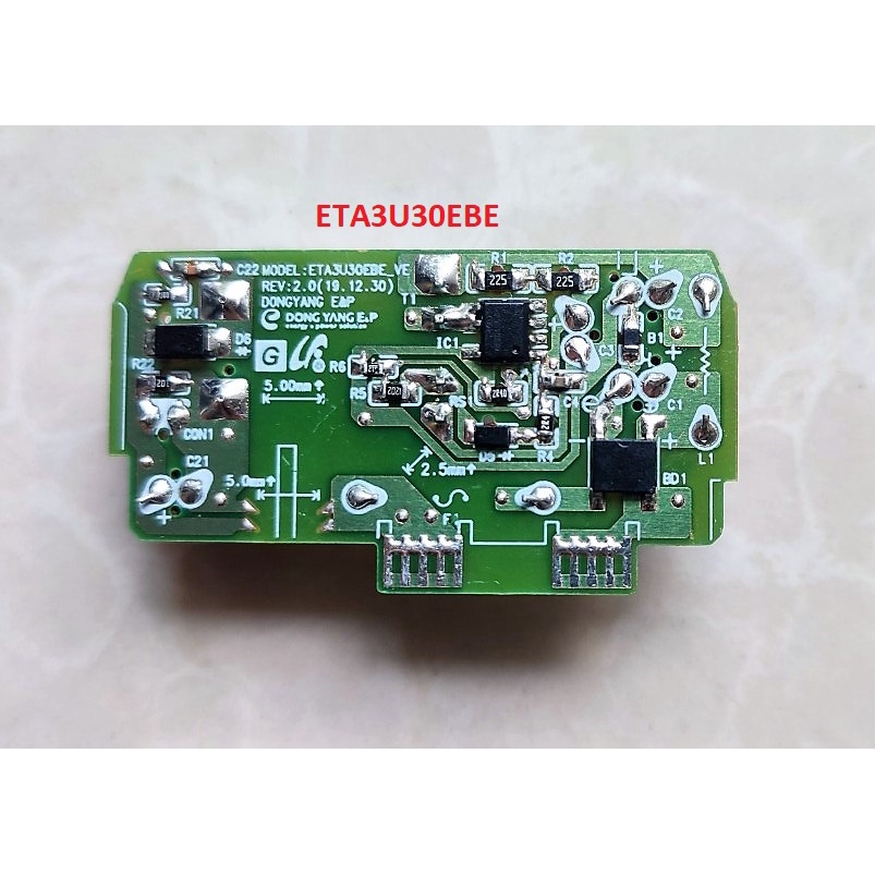 Mạch nguồn 5V 550mA tháo sạc Samsung ETA3U30EBE