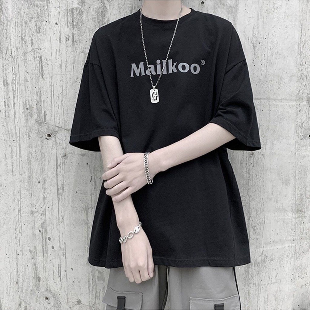 Áo Thun Mailkoo nam nữ from rộng unisex cao cấp bền màu 1Kenz
