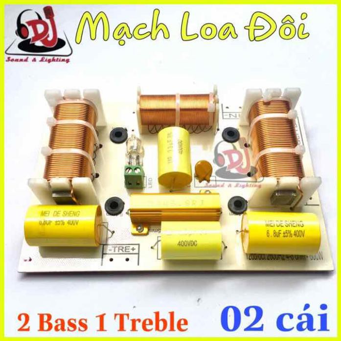 Cặp Mạch phân tần loa 2 bass 1 treble 02 cái FD-420 bass 30, 40, 50, mạch lọc loa, mạch phân âm loa, full đôi