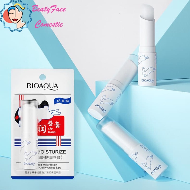 Son dương môi thỏ con dễ thương, giúp bảo vệ và làm hồng đôi môi, tái tạo lại da môi một cách tự nhiên