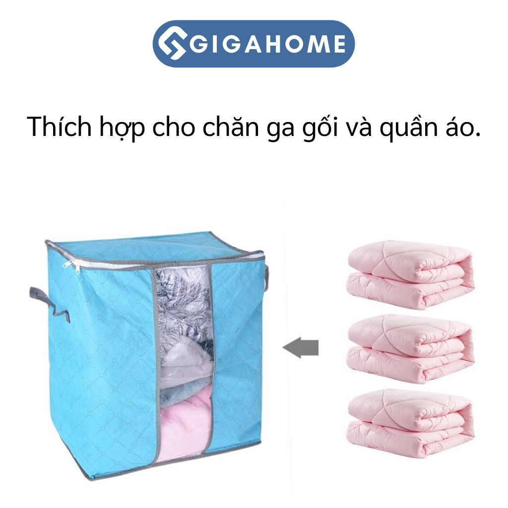 Túi Đựng Quần Áo, Chăn Màn GIGAHOME Gấp Gọn, Bảo Quản Khỏi Bụi, Ẩm Mốc 3353