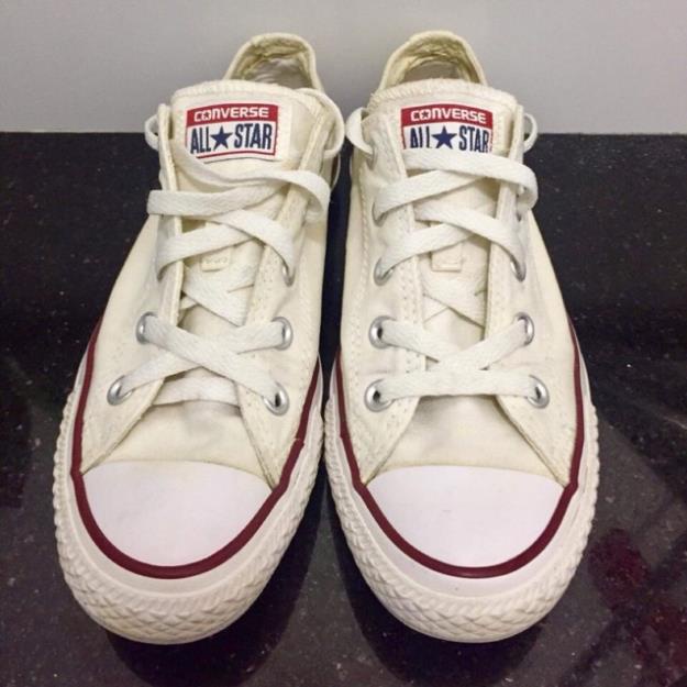 🇱🇧 Giày converse trắng 2hand